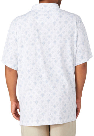 Thumbnail 2: PGA TOUR PGA TOUR Mens Textured Medallion Print Golf Polo 