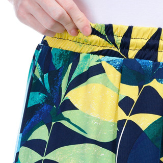 Thumbnail 5: Zac & Rachel Zac & Rachel Womens Leaf Print Drawstring Wide Leg Pants 