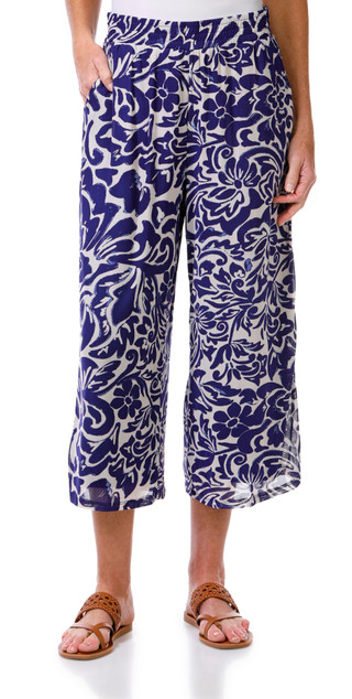 Thumbnail 1: HARPER 241 Harper 241 Womens Floral Print Mesh Capris 