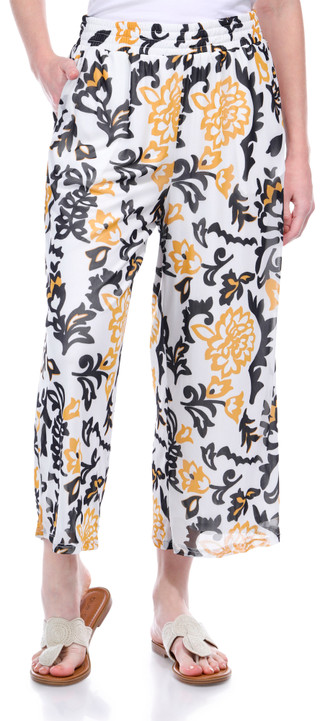 Thumbnail 1: HARPER 241 Harper 241 Womens Floral Print Mesh Capris 