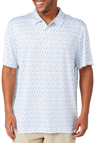 Thumbnail 1: PGA TOUR PGA TOUR Mens Refreshments Printed Golf Polo 