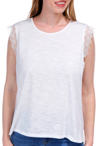 Thumbnail 4: CHLOE + JASMINE Chloe + Jasmine Womens Lace Cap Sleeve Top 
