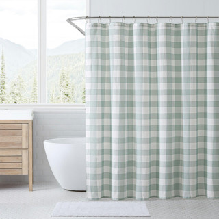 Thumbnail 1: Eddie Bauer Eddie Bauer Cabin Plaid Shower Curtain 
