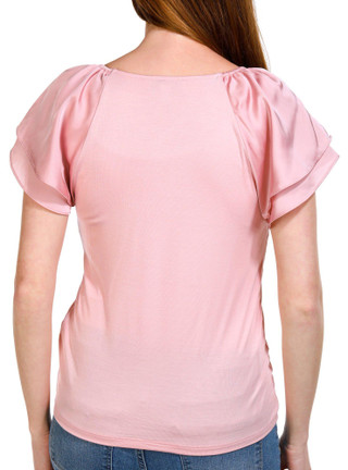 Thumbnail 2: NINE WEST Nine West Womens Ruffle Sleeve Top 