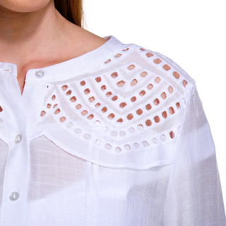 Thumbnail 3: Zac & Rachel Zac and Rachel Womens Long Sleeve Semi Sheer Top 