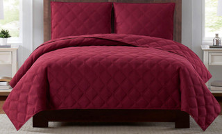 Thumbnail 1: Truly Soft Truly Soft Everyday 3D Puff Quilted Quilt Set 