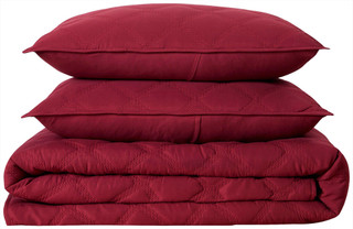 Thumbnail 3: Truly Soft Truly Soft Everyday 3D Puff Quilted Quilt Set 