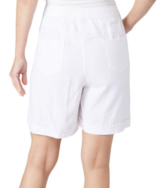 Thumbnail 2: Dash Dash Womens 7 in Solid Linen Shorts 