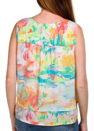 Thumbnail 2: Zac & Rachel Zac & Rachel Petite Sleeveless Crepe Print Top 
