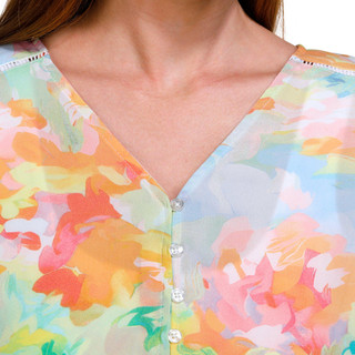 Thumbnail 3: Zac & Rachel Zac & Rachel Petite Sleeveless Crepe Print Top 