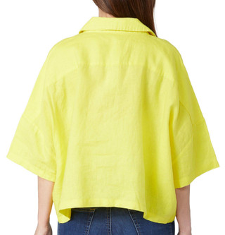 Thumbnail 2: NINETY CLOTHING CO DKNY Womens 3/4 Sleeve Button Down Top 