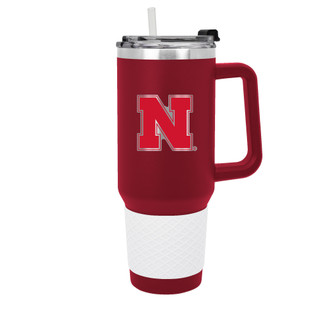 Thumbnail 1: UNIVERSITY OF NEBRASKA NCAA Nebraska Cornhuskers 40oz Team Colossus Travel Mug 