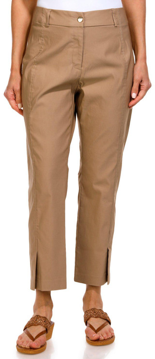 Thumbnail 1: Rafaella Rafaella Petite Solid Seamed Pants 