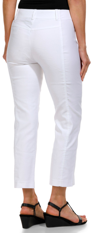 Thumbnail 2: Rafaella Rafaella Petite Solid Seamed Pants 