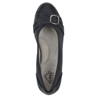Thumbnail 3: Cliffs by White Mountain Womens Extended Size Calming Ballet Flat 