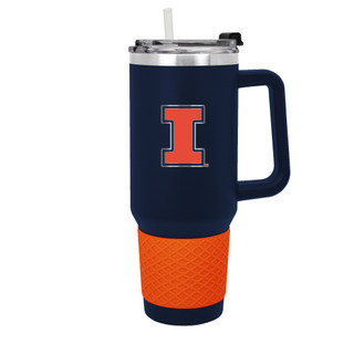 Thumbnail 1: ILLINOIS FIGHTING ILLINI NCAA Illinois Fighting Illini 40oz Team Colossus Travel Mug 