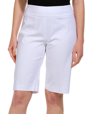 Thumbnail 3: Zac & Rachel Zac & Rachel Womens 12 in Lattice Hem Bermuda Shorts 