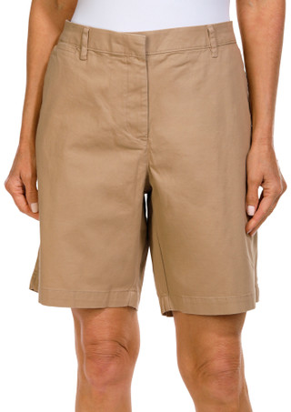 Thumbnail 1: Nautica Nautica Womens Solid 9in. Chino Shorts 