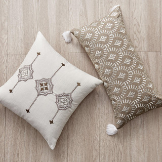 Thumbnail 2: Zest Kitchen + Home ZEST Kitchen + Home Klarera Collection Emboidered Pillow 
