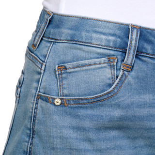 Thumbnail 2: Democracy Democracy Womens 5 in Clean Fray Denim Shorts 