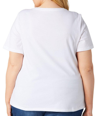 Thumbnail 2: Coral Bay Coral Bay Plus Short Sleeve Bird Of Paradise Top 