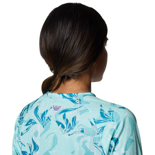 Thumbnail 5: Columbia Columbia Womens PFG Super Tidal Printed Long Sleeve Tee 