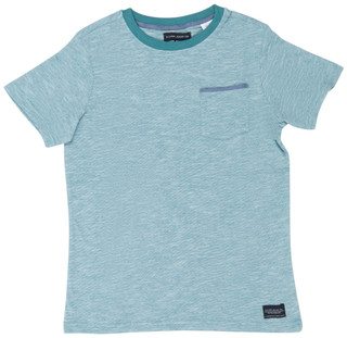 Thumbnail 1: Silver Jeans Co. Silver Jeans Co. Big Boys Short Sleeve Spacedye Tee 