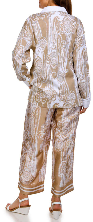 Thumbnail 5: Nautica Nautica Womens Long Sleeve Paisley Contrast Tunic 