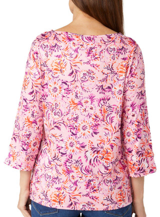 Thumbnail 2: Stella Parker Stella Parker Womens Linda Scoop Neck 3/4 Sleeve Top 