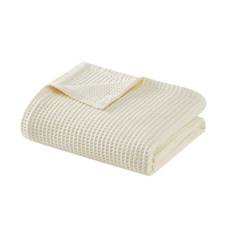 Thumbnail 7: CANNON CANNON Heritage Cotton Waffle Blanket 