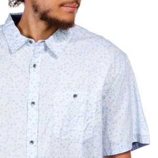 Thumbnail 2: FLAG AND ANTHEM Men's Albright Short Sleeve Floral Print Buttoned Shirt 