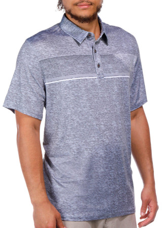 Thumbnail 1: FLAG AND ANTHEM Men's Gatesville Chest Stripe Performance Polo Shirt 