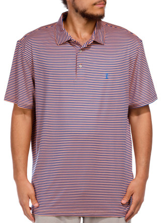 Thumbnail 1: IZOD IZOD Golf Mens Short Sleeve Seamless Striped Print Polo 