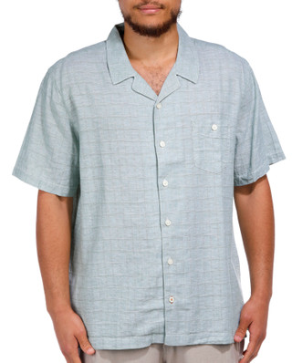 Thumbnail 3: Weatherproof Weatherproof Men's Short Sleeve Buttoned Dobby Shirt 