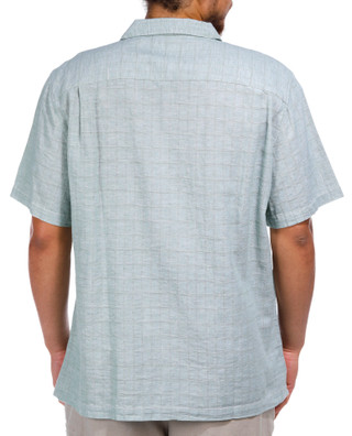Thumbnail 2: Weatherproof Weatherproof Men's Short Sleeve Buttoned Dobby Shirt 
