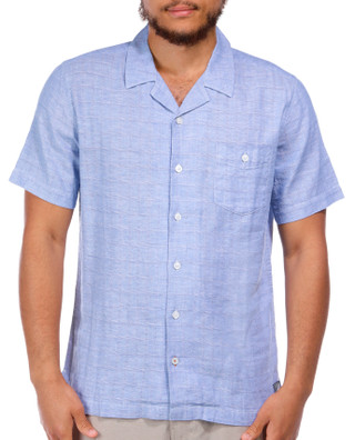 Thumbnail 1: Weatherproof Weatherproof Men's Short Sleeve Buttoned Dobby Shirt 