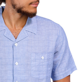 Thumbnail 2: Weatherproof Weatherproof Men's Short Sleeve Buttoned Dobby Shirt 