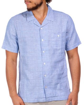 Thumbnail 4: Weatherproof Weatherproof Men's Short Sleeve Buttoned Dobby Shirt 