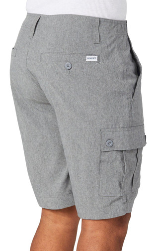 Thumbnail 3: Wearfirst Wearfirst Mens Heatherd Tech Cargo Shorts 