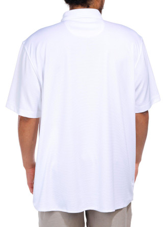 Thumbnail 2: GREG NORMAN Greg Norman Mens Knit Rib Ottoman Polo Shirt 