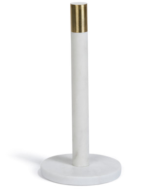 Thumbnail 1: Creative Coop Creative Coop 13 in Marble Paper Towel Holder 