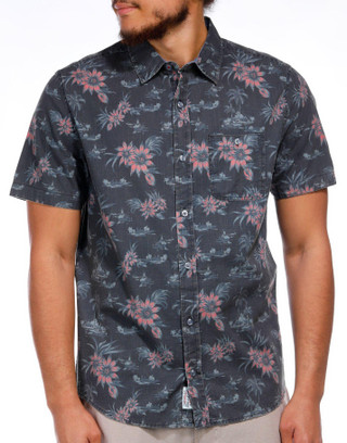 Thumbnail 3: FLAG AND ANTHEM Mens Short Sleeve Tropical Print Shirt 