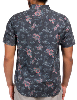 Thumbnail 2: FLAG AND ANTHEM Mens Short Sleeve Tropical Print Shirt 