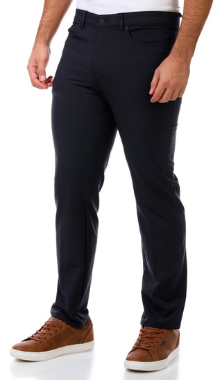 Thumbnail 2: GREG NORMAN Greg Norman Mens Solid 5 Pocket Stretch Performance Pants 