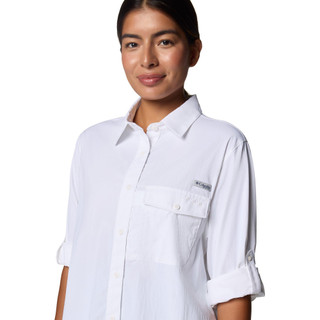 Thumbnail 4: Columbia Columbia Womens Long Sleeve PFG Wild Cast Buttoned Shirt 