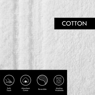 Thumbnail 11: Vera Wang Vera Wang Eden Solid Reversible Bath Rug Set 