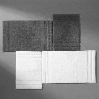 Thumbnail 5: Vera Wang Vera Wang Eden Solid Reversible Bath Rug Set 