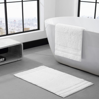 Thumbnail 2: Vera Wang Vera Wang Eden Solid Reversible Bath Rug Set 