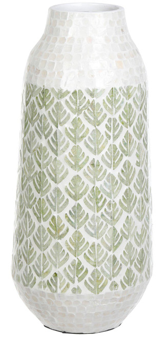 Thumbnail 1: Coastal Home Coastal Home 22 in Leaf Capiz Shell Vase 