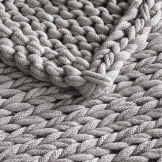 Thumbnail 2: Madison Park Madison Park Chunky Double Knit Handmade Throw 